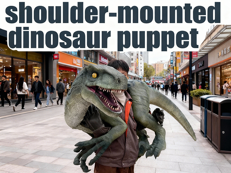 Ուսին ամրացվող դինոզավրի տիկնիկ. էժան, բարձր ներգրավվածություն ապահովող բեմի անհրաժեշտ տարր