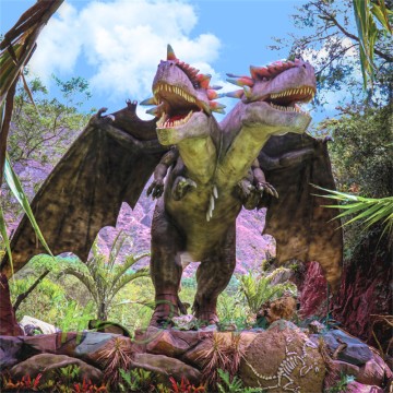 Majestic Mechanical Dragon An Tarraingt is Fearr i bPáirc Téama