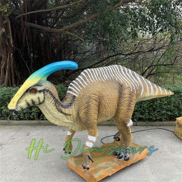 Dineasáir Animatronic Déanta sa tSín Parasaurolophus Réalaíoch