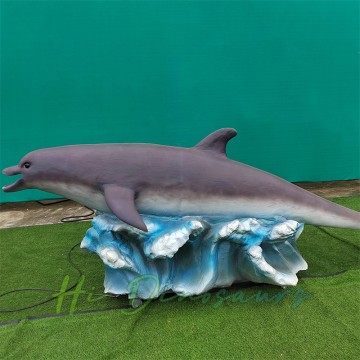 Su Dünyası üçün Xüsusi Animatronik Delfin Heykəli