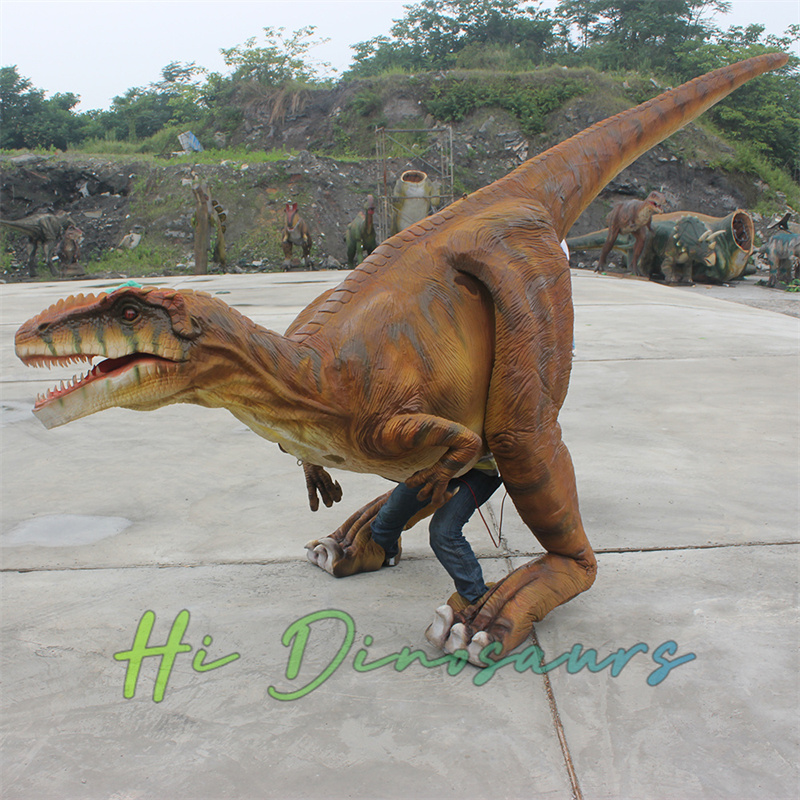 Lifelike Raptor Dino Costume For Events