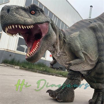 Lifelike T-rex Dinosaur Costume For Adult