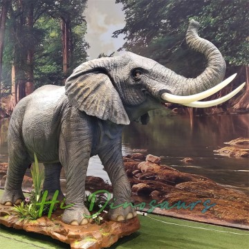 Yüksək Realizmli Afrika Fili Animatronik Zoopark Mexanik ...