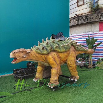 Kids Ride-On Dinosaur Entertainment Ankylosaurus Model for Sale