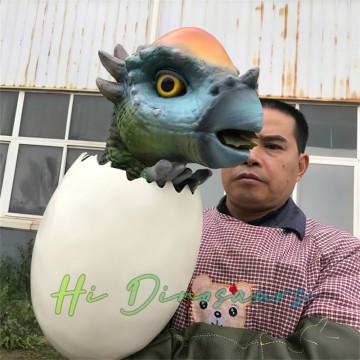 Anak Patung Pachycephalosaurus Penetasan yang Comel