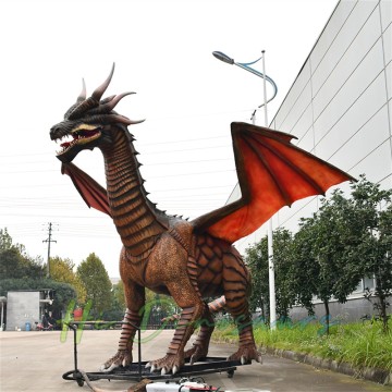 Interaktive Rauchdrachen-Animatronik für Vergnügungsparks