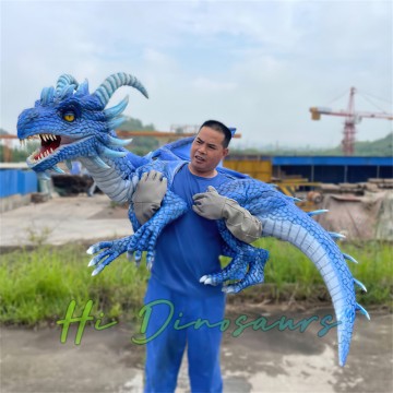 Stunning Blue Dragon Puppet for Unforgettable Events