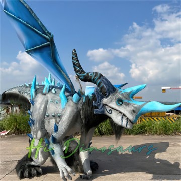 Majestic Nordic Ice Dragon Costume