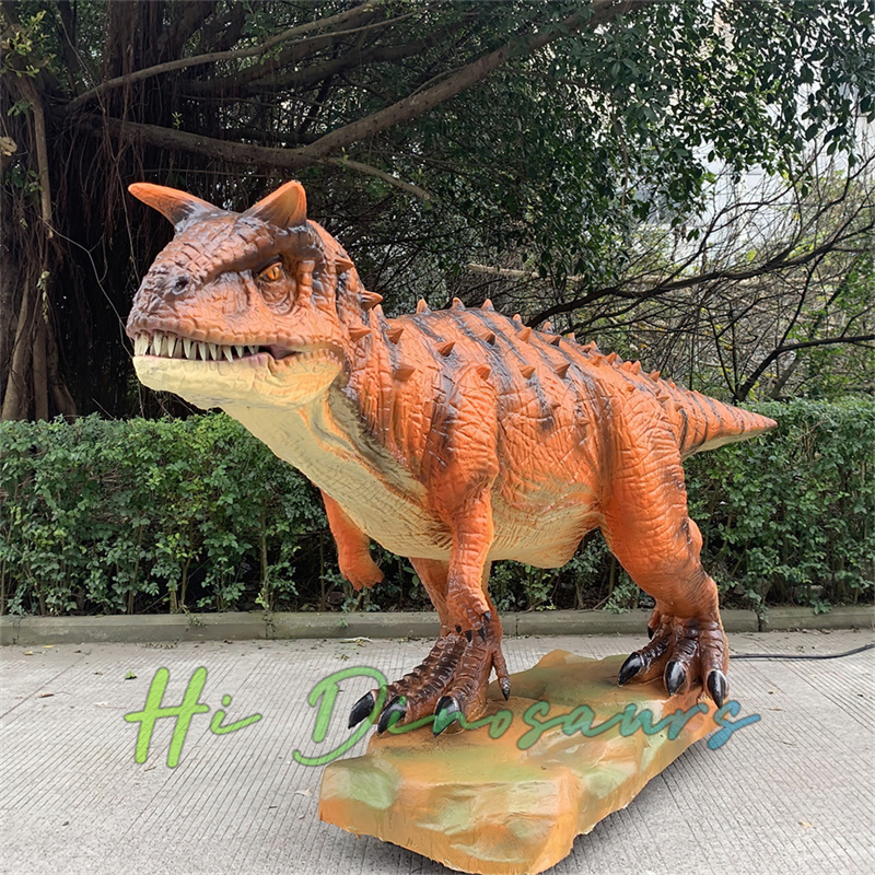 Vibrant Animatronic Carnotaurus with Realistic Tiny Arms