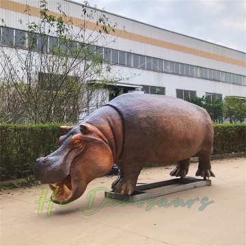 Təbiət Muzeyləri üçün Hiper-Realistik Animatronik Hippopotamus