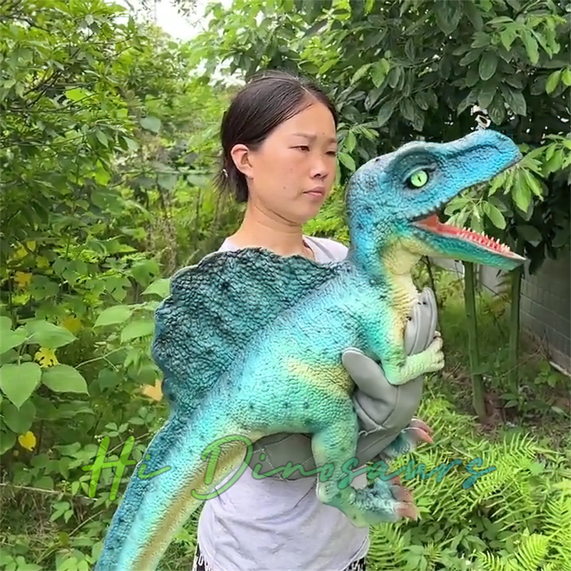 Realistic Blue Spinosaurus Dinosaur Puppet | Hidinosaurs