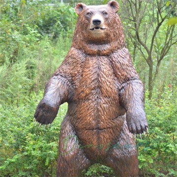 Ülgüc kimi iti dişli vəhşi Qəhvəyi Animatronik Ayı