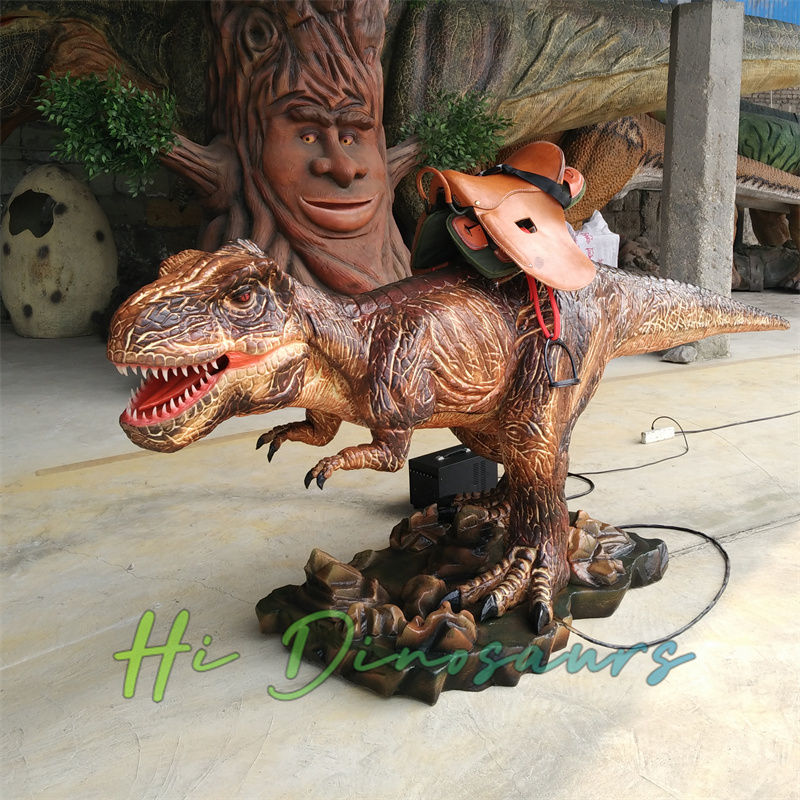 Stationary T-Rex Kiddie Ride for Parks