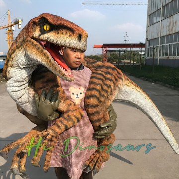 Realistic Velociraptor Shoulder Puppet Available for Purchase