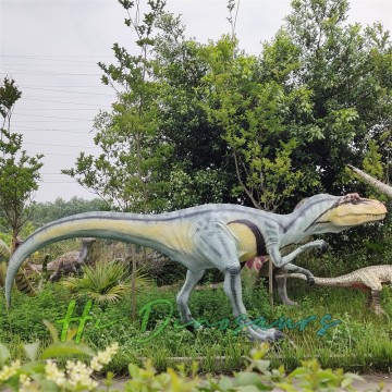 Fiberglass Aliwalia Dinosaur Statue para sa Jurassic Theme Parks
