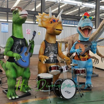 Band Dinosaur Kartun Tersuai dengan Pergerakan
