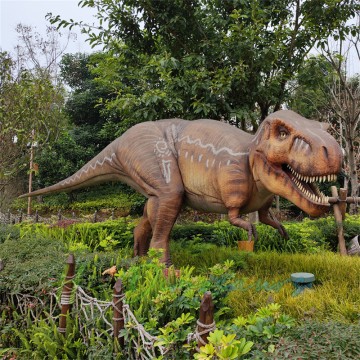 Samhail Animatronach Tyrannosaurus Rex Méid Saoil de Pháirc Jurassic