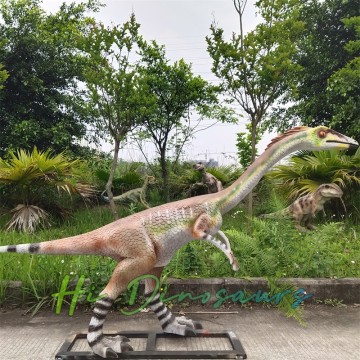 Sama sa Kinabuhi nga Fiberglass Dinosaur Statue Coelophysis Sculpture