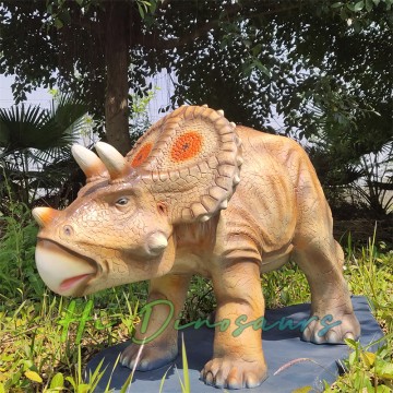 Fiberglass Triceratops Dinosaur Sculpture para sa mga Parke ug E...