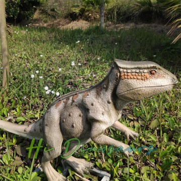 Life-Size Yinlong Fiberglass Dinosaur Model for Amusement Parks
