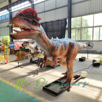 Múnla Réalaíoch Dilophosaurus Spraeála do Pháirceanna Téama