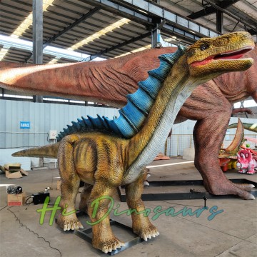 Múnla Dineasár Animatronach Méid Saoil Amargasaurus