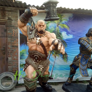 Xüsusi World of Warcraft Qatran Xarakter Modeli Heykəli