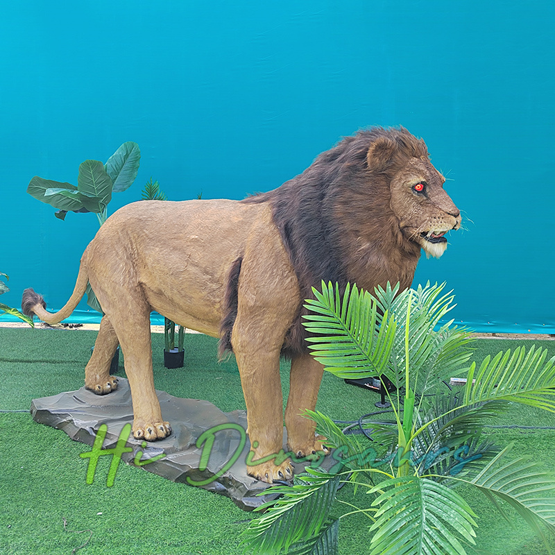 Realistic Life-Size Animatronic Lion for Sale