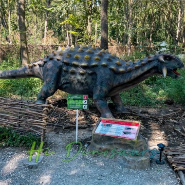 Múnla Dineasár Róbatach Réalaíoch Animatronic Ankylosaurus den Scoth