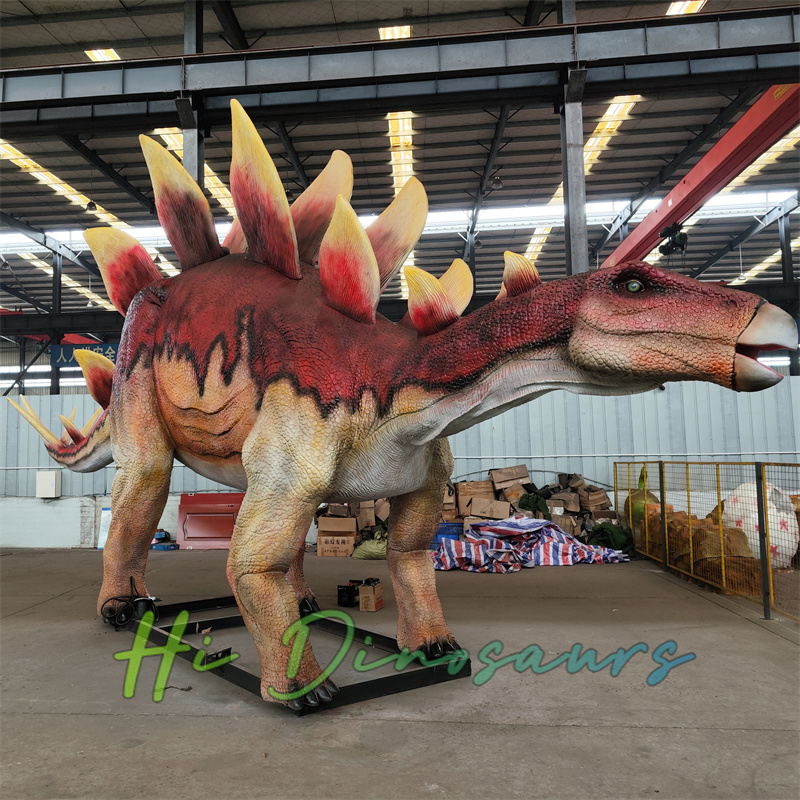 12m Life-Size Mechanical Stegosaurus Animatronic