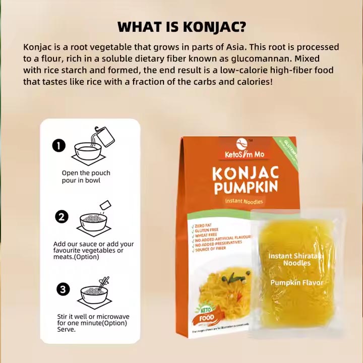 Konjac Pumpkin Noodles 3