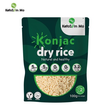 Riža sa začinjenim sirom konjac | Ketoslimmo