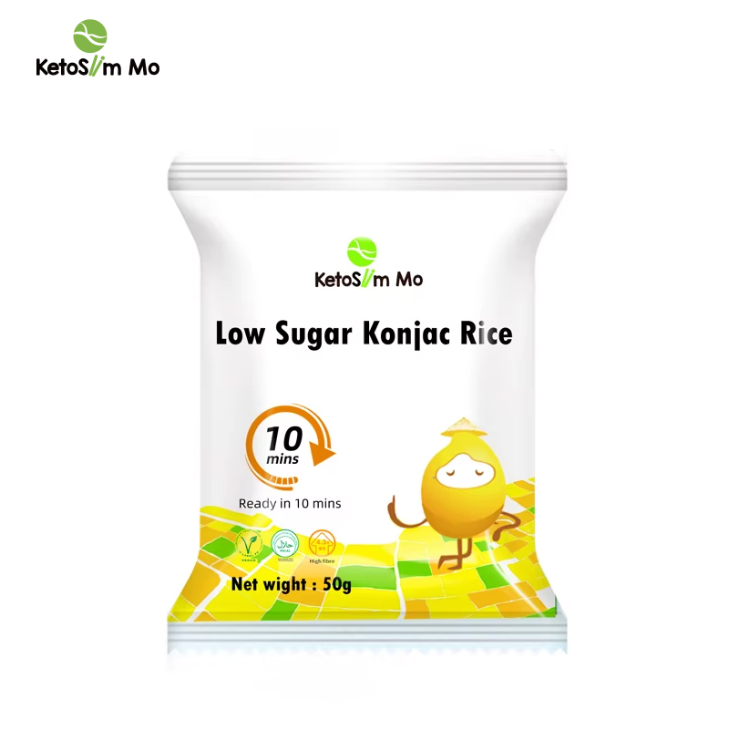 Low Sugar No Cook Konjac Rice | Ketoslimmo
