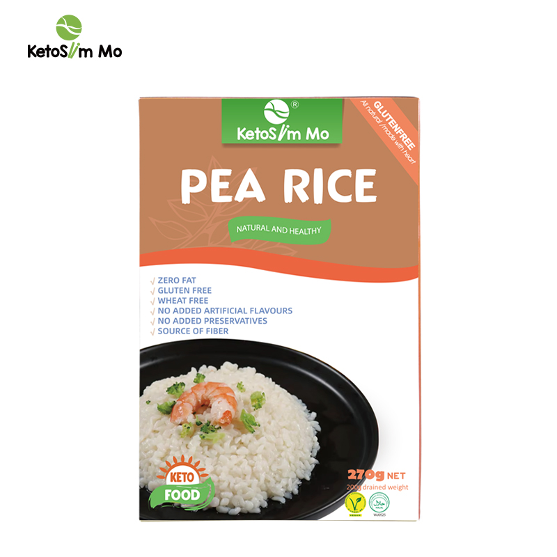 Low-carb konjac pea rice customization | Ketoslimmo