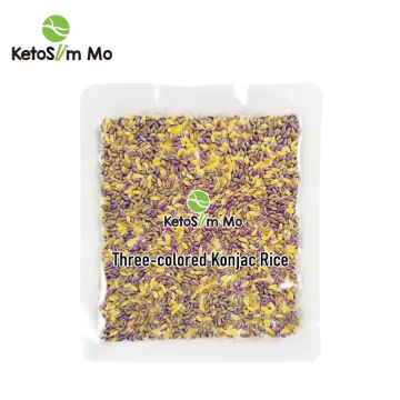Riža s tri boje konjac zrna | Ketoslimmo