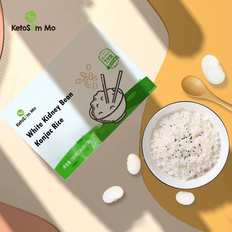 Konjac White Kidney Bean Rice | Ketoslimmo-product