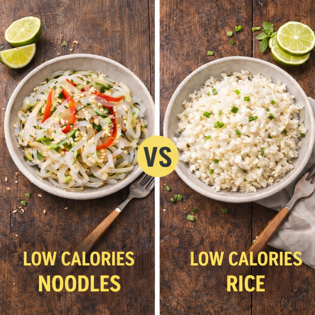 Are Noodles or Rice Lower in Calories?? —Ketoslimmo