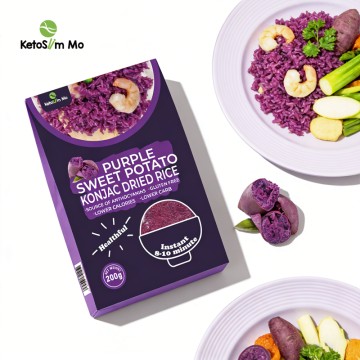 Weighjt Loss Keto Diet Konjac Purple Sweet Potato Rice| Ketoslimmo