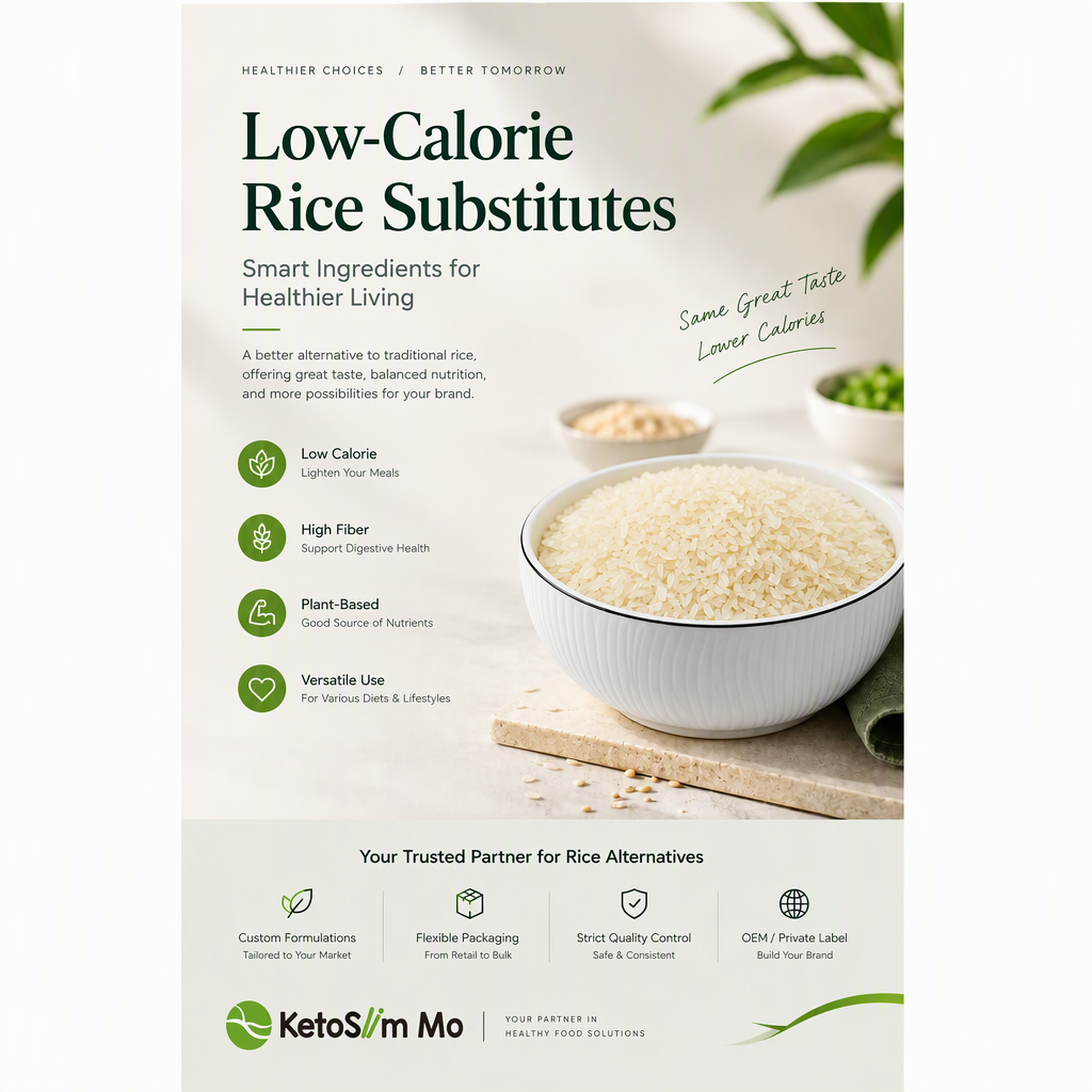 Low-Calorie Rice Substitutes: Selection Criteria for Brand & Product Development