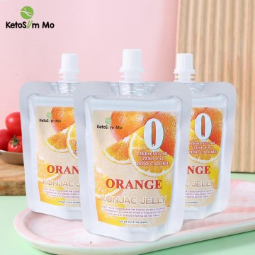 મેજિક જેલી વજન ઘટાડતી નારંગી સ્વાદવાળી કોંજેક જેલી