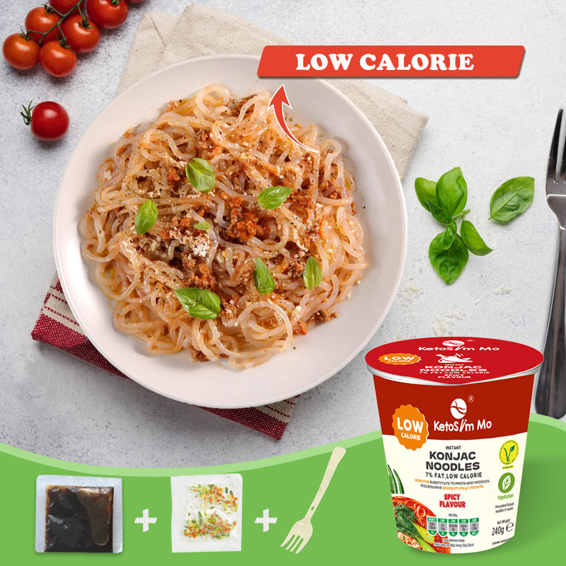 Low Calorie Cup Noodles Ketoslim Mo® Spicy Flavor Accepts Customization and Wholesale-product