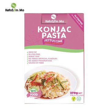 Veleprodaja prilagođenih talijanskih fettuccine konjac ketoslimmo