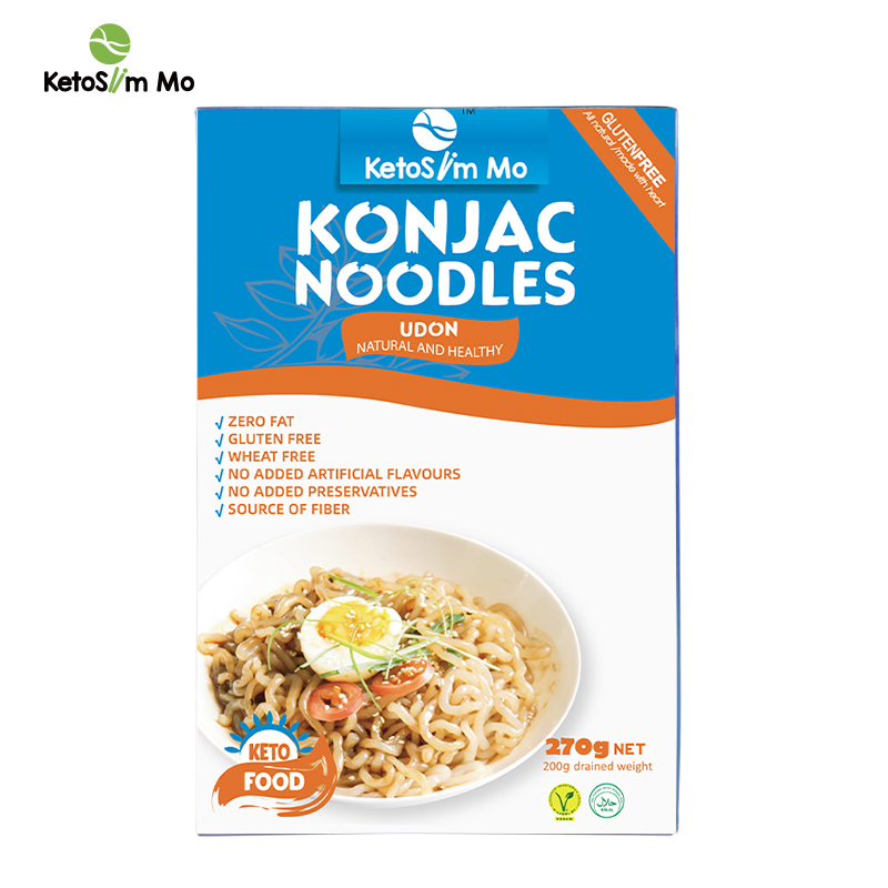Konjac Healthy Low Fat Udon Noodles Wholesale and Retail