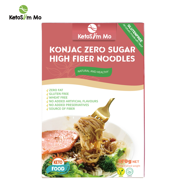 Konjac 0 Sugar High Fiber Noodles Healthy Konjac Noodles Customized