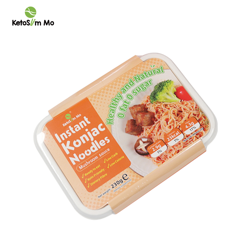 Mushroom Instant Noodles Low Calorie Vegetarian Noodles Customizable | Ketoslimmo