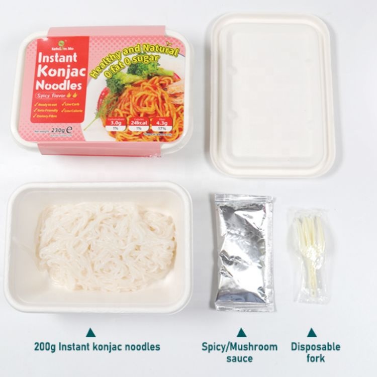 Mushroom Instant Noodles Low Calorie Vegetarian Noodles Customizable | Ketoslimmo-product