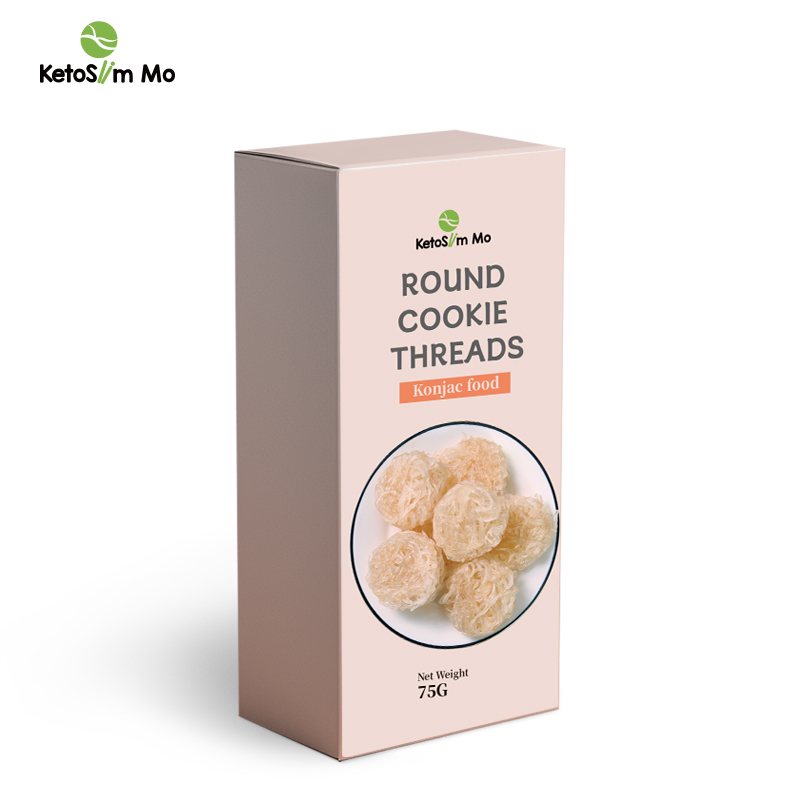 Healthy round biscuit noodles customization | Ketoslimmo