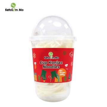 Niskokalorični shake s rezancima u čašici | Ketoslimmo