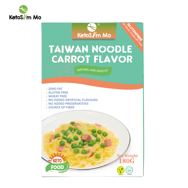 Low Calorie Taiwan Soft Noodle Carrot Flavor | Ketoslimmo