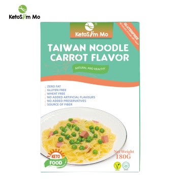 Niskokalorični tajvanski mekani rezanci s okusom mrkve | Ketoslimmo